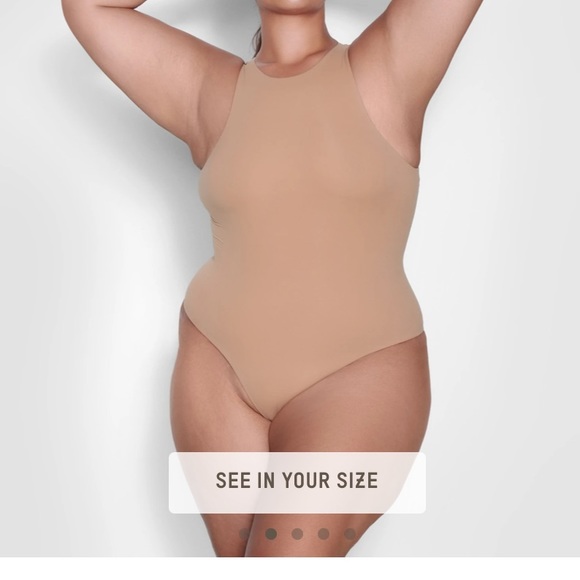 FITS EVERYBODY HIGH NECK BODYSUIT size small - Picture 2 of 9